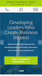 Mobile Screenshot of henleyleadership.com